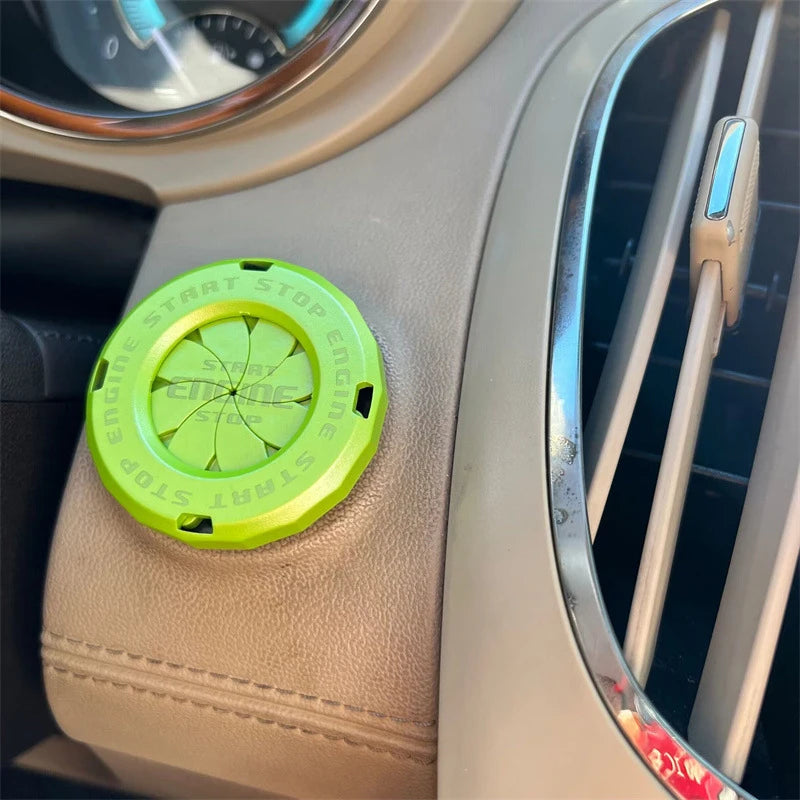 Ignition Device Decor Motorcycle Key Cover Car Interior Sticker Zpaxo Green