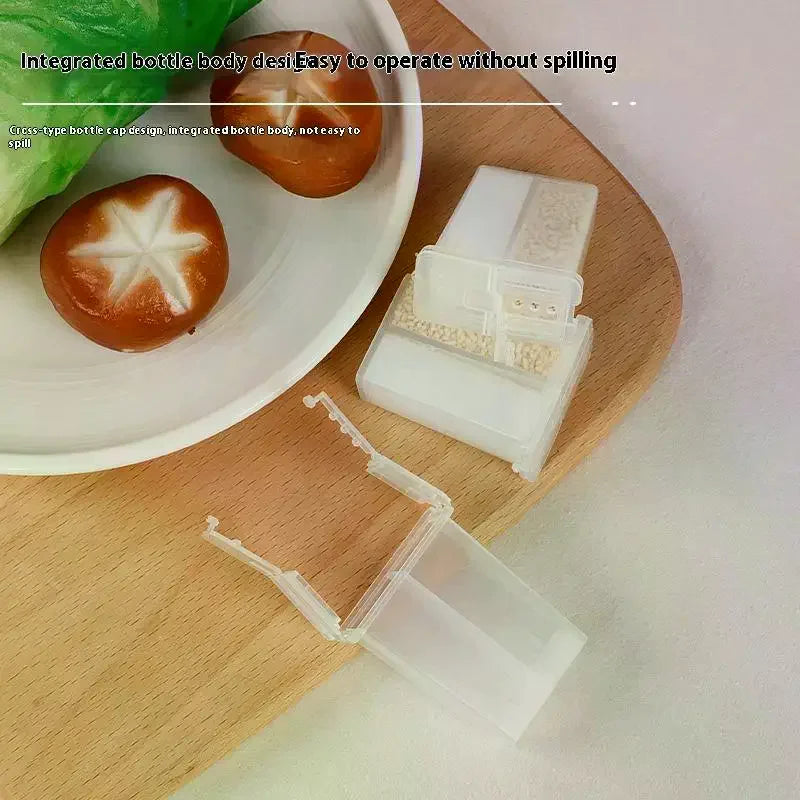 2in1 Camping Seasoning Shaker Multi-purpose Spice Jar Lid Zpaxo