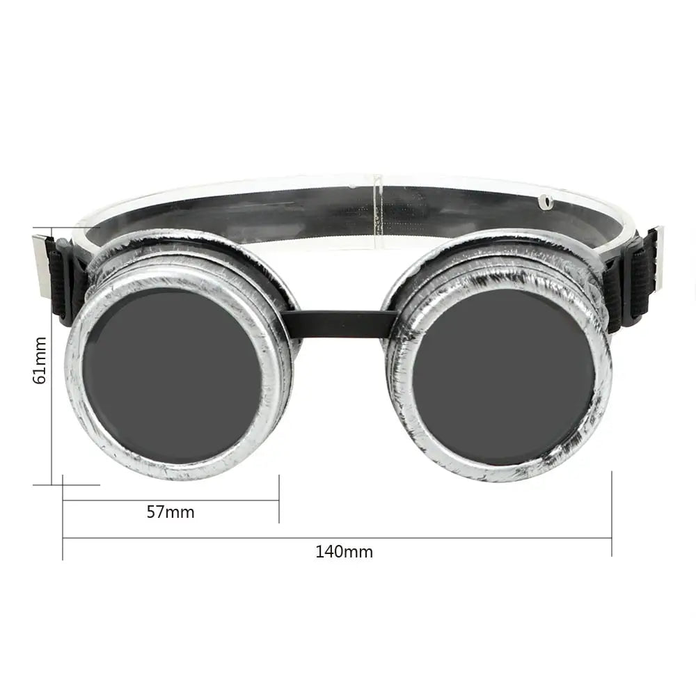 Retro Sun Glasses Windproof Steampunk Welding Punk Gothic Sunglasses