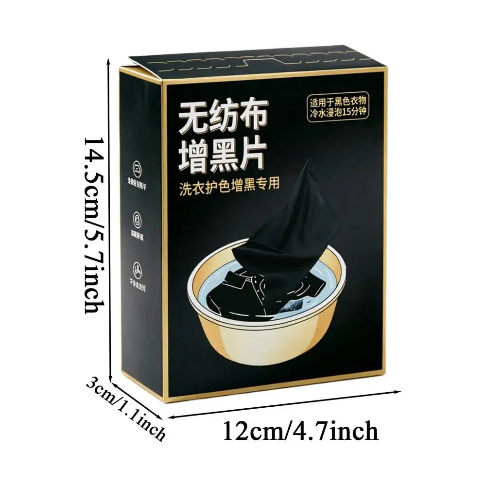 Black Dye Clothes Fabric Darkening Restoration Tablets Clothing Sheet
