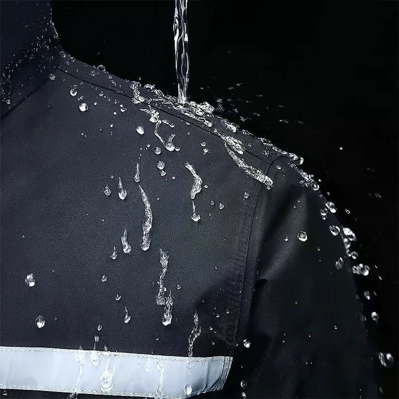 Hooded Coat Pant Rain Suit Women Men Outdoor Waterproof Gear Zpaxo
