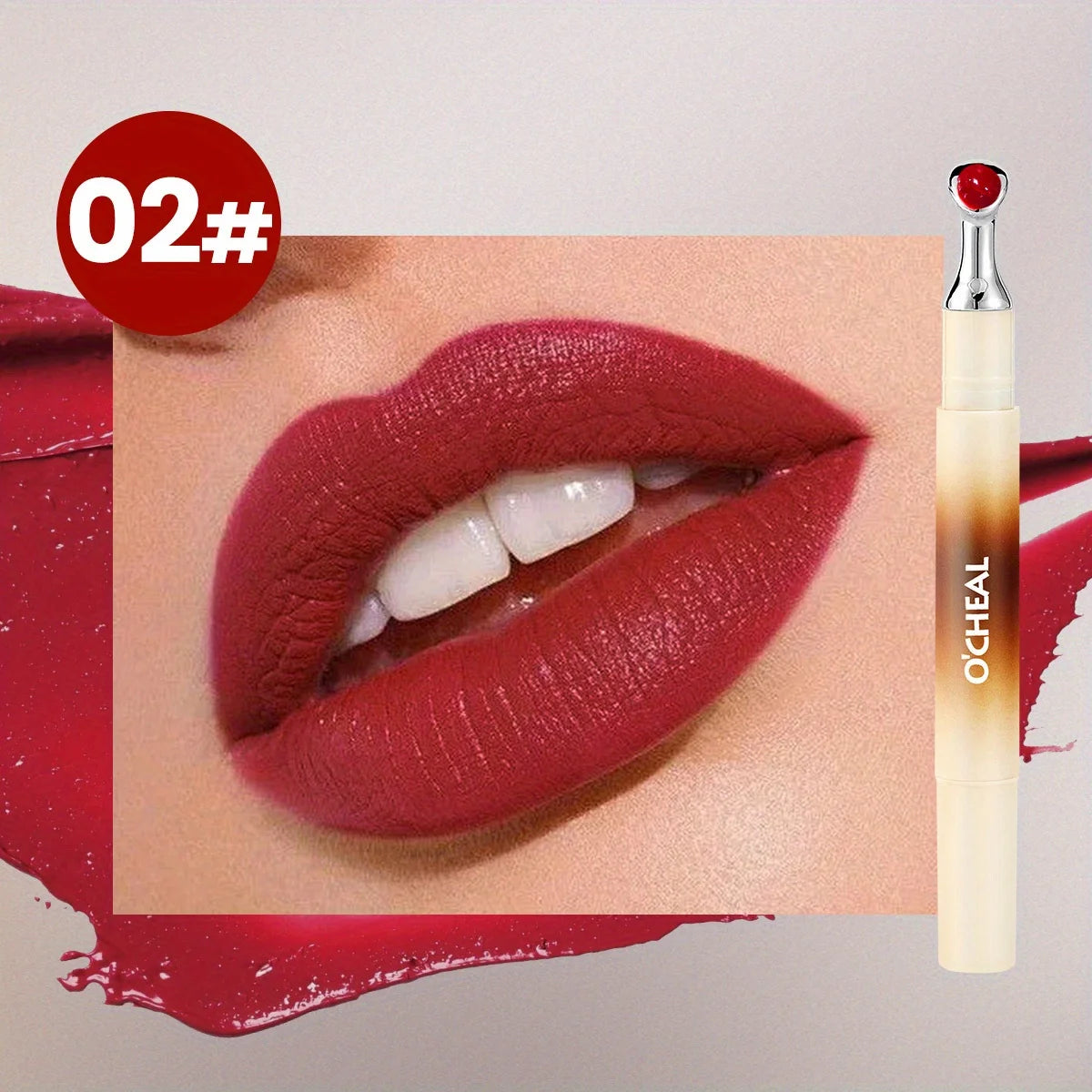 Air lip powder, matte lip glaze, lipstick, white lip mud, not easy to stick to the cup lip cream Zpaxo 02