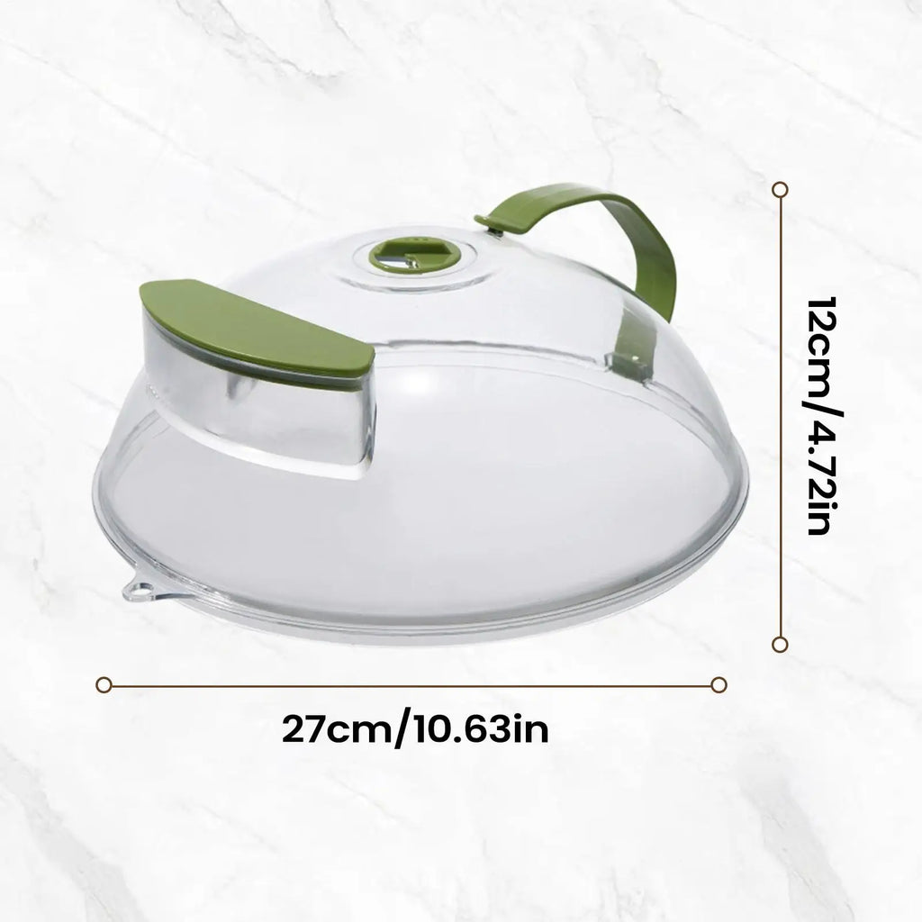 Microwave Food Cover 27x12 Cm Anti Splash Round Guard Steamer Plate