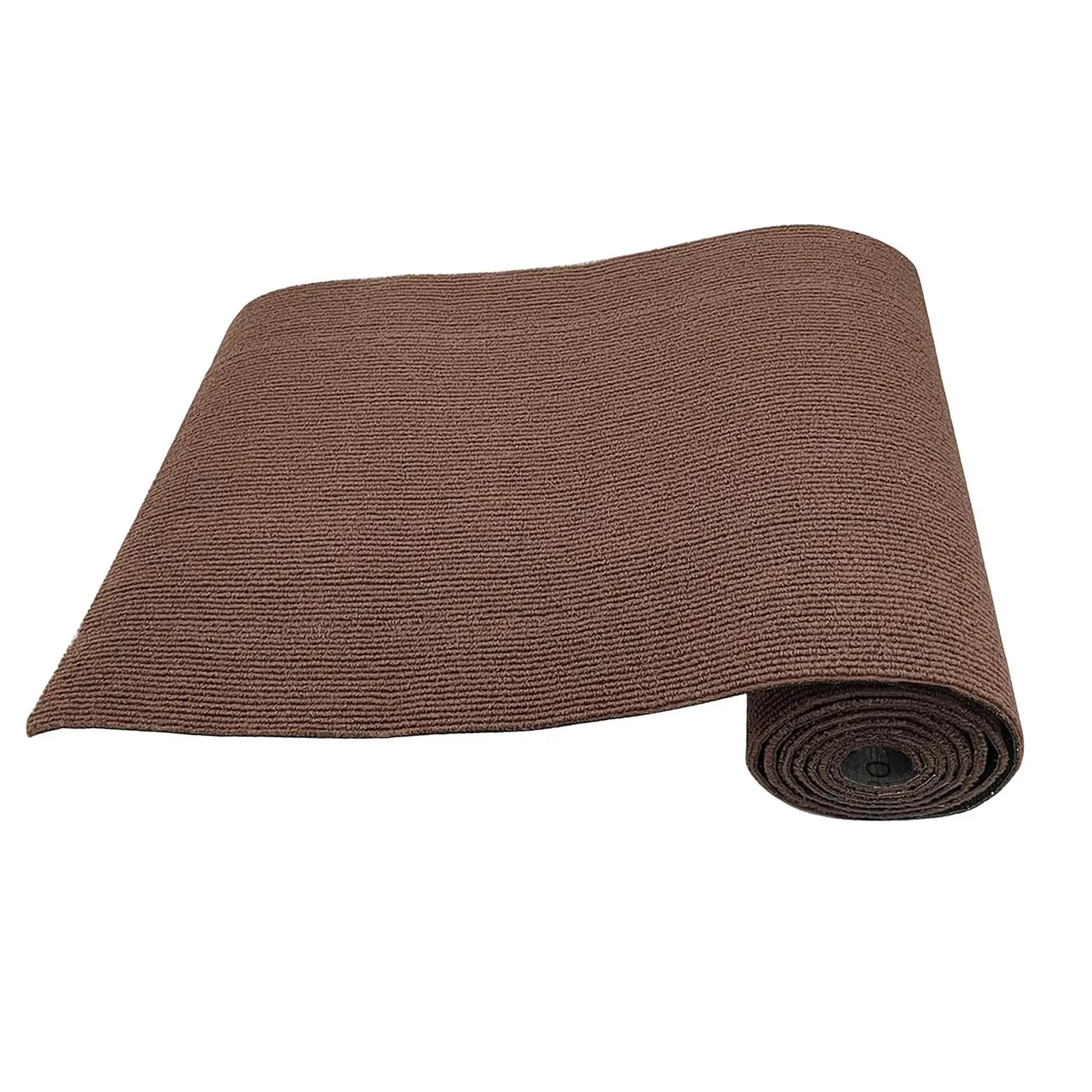 Trimmable Cat Scratch Mat Cat Scratch Carpet Self Adhesive Cat Scratcher Mat Cat Scratching Post Carpet for Cat Tree Shelf Zpaxo Brown