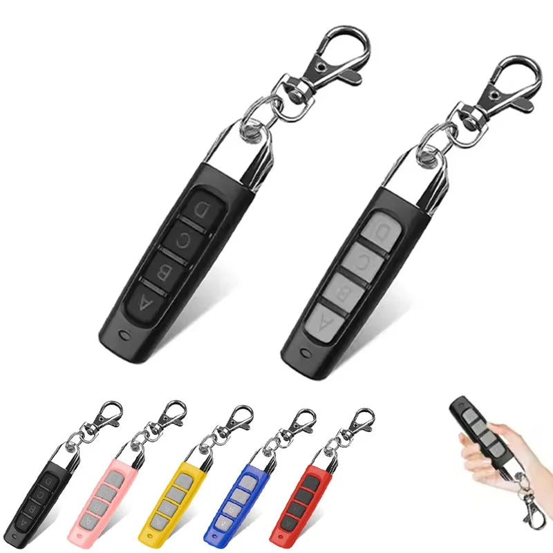 Wireless 433MHz Remote Control RF Clone Copy Key Garage Door Gate Opener 4CH Car Key Duplicator Electric Gate Door Transmitter Zpaxo