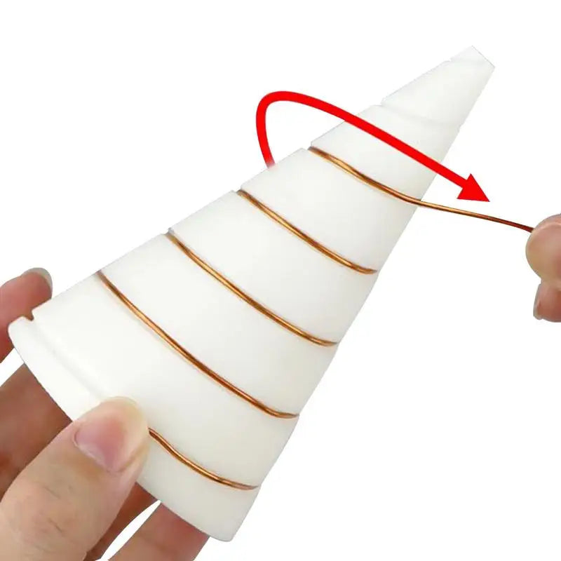 Fibonacci Coil Winding Jig for Electroculture Gardening Electro Culture Copper Gardening Antenna Making Tool Copper Wire Antenna Zpaxo