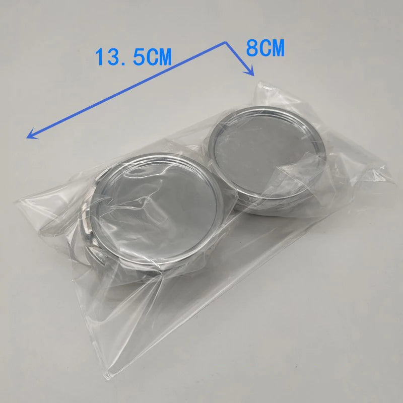 58mm ABS Wheel Center Hub Caps – 4-Pack Blank Rim Covers