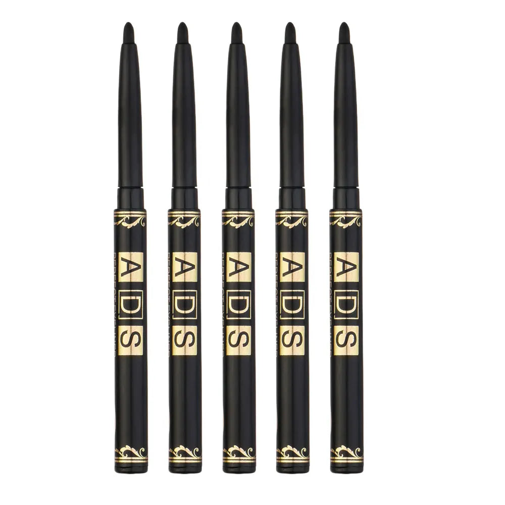 Black Eyeliner Pencils Waterproof Sweat Proof Smudge-proof Easy Twist