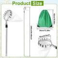 3.2M Fruit Picker Tool Metal Gardening Orchard Picking Tool with Storage Bag Fruit Catcher for Cherry Berry Orange Lemon Pear Zpaxo 2.4M Telescopic rod