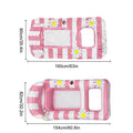 Pool Float Inflatable Floats Adult Pillow Support Portable Bed Zpaxo Pink United States