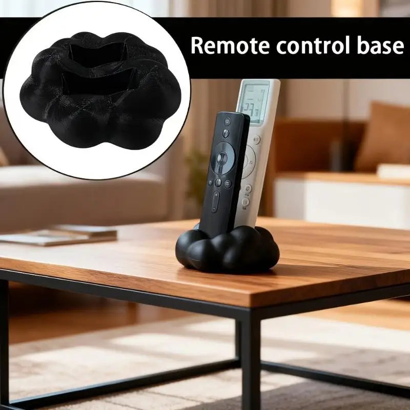 3D Cloud-shaped Remote Control Holder Cute Desktop Organizer Stand TV
