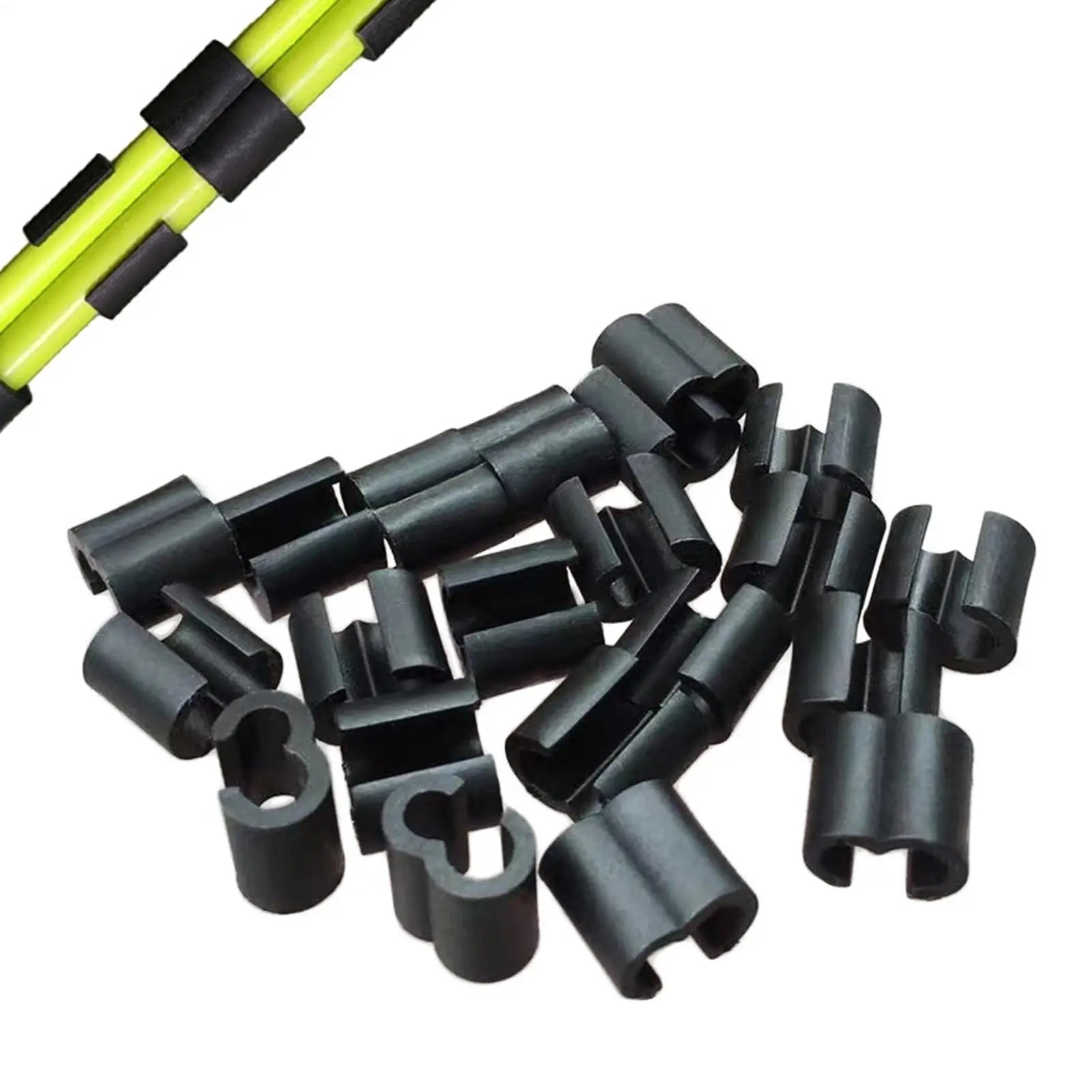 Cycle Cable Clips 10X Housing Hose Guide Clamps Housing Guide Retaining Buckle for Outdoor Road Mountain Riding Zpaxo Default Title