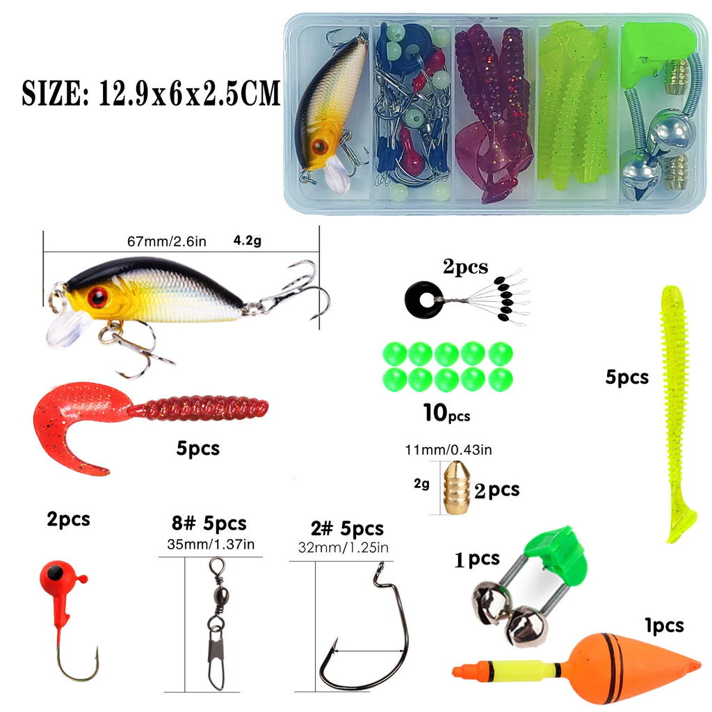 Kids 1.8m Telescopic Carbon Fishing Rod & Reel Combo Set