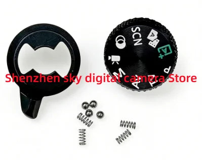Black Power Switch Lever Mode Dial Spring Ball Canon EOS R50
