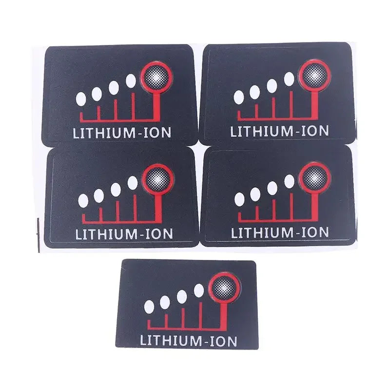 Black For M18 Lithium Battery LED Power Display Stickers LED Key Label For 18V 48-11-1815 Li-ion Battery Pack Zpaxo