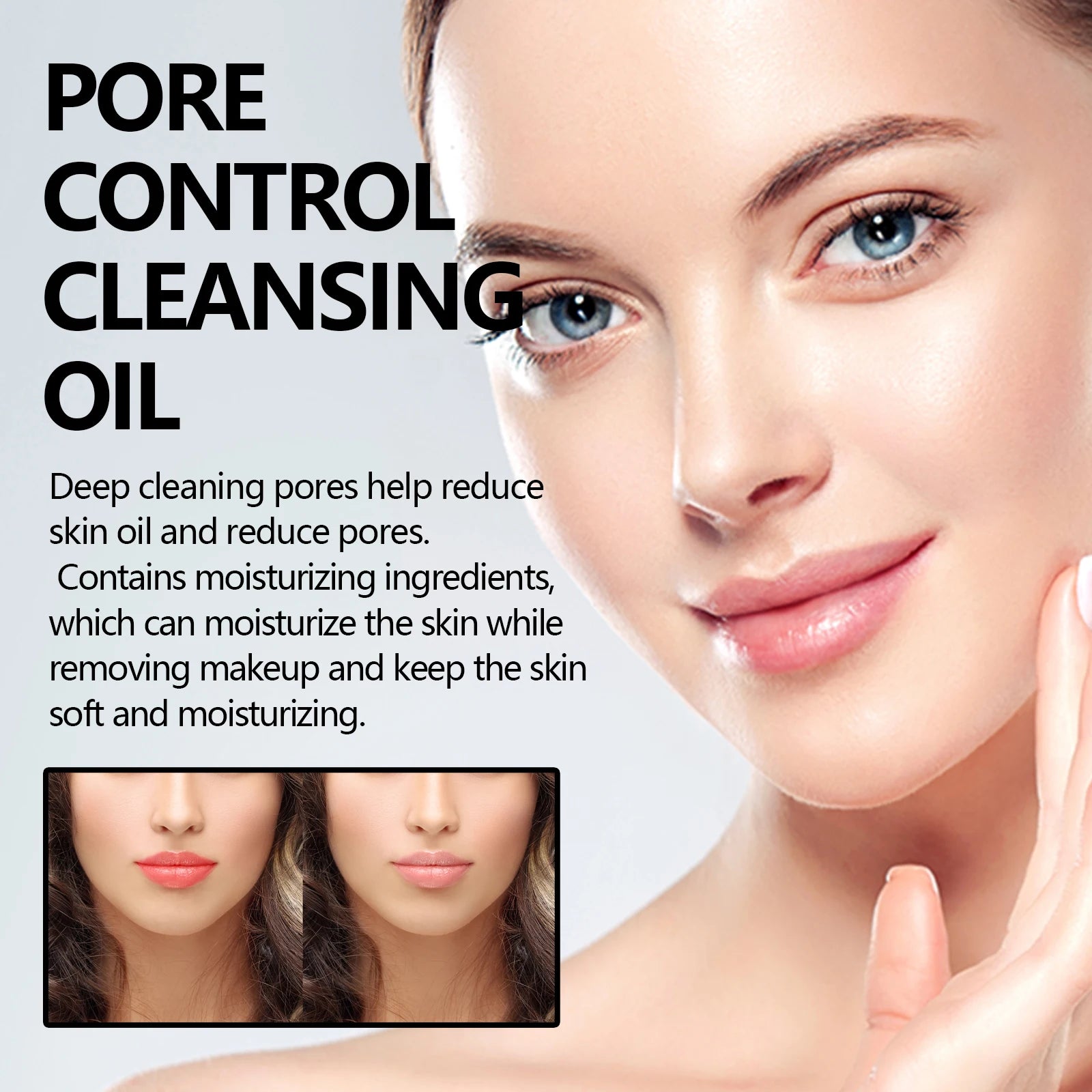 Hoygi Pore Control Cleansing Oil – Makeup Remover for All Skin Facial Cleansing Oil Zpaxo