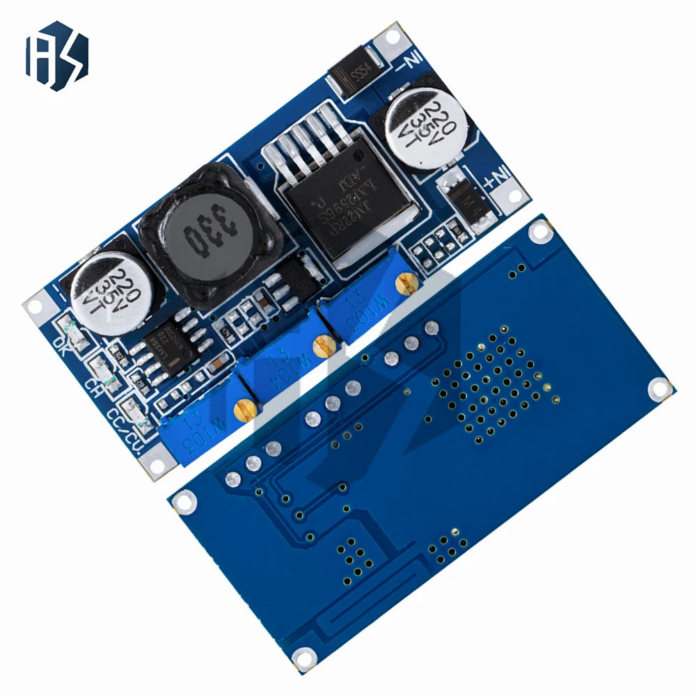 "LM2596S Adjustable Buck Converter Module – 3A CC/CV DC-DC Step-Down Power Supply with LED Driver Mode, Over-Current Zpaxo