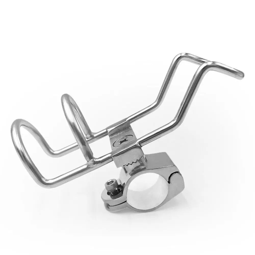 Stainless Steel 316 Fishing Rod Holder Portable Design With Wrench Boat Fishing Guardrail Pole Support 316 Steel Zpaxo