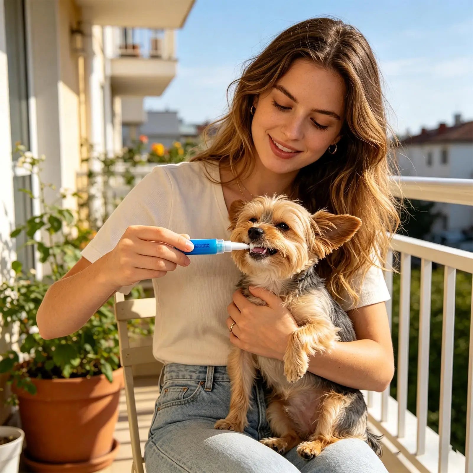 Cat Toothbrush Pen 5ml Puppy Toothpaste Cat Teeth Stain Remover for Kitten Puppy Hygiene Mouth Care Daily Grooming Zpaxo