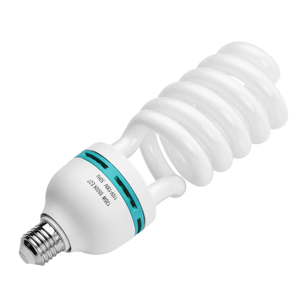 Andoer Spiral Fluorescent Light Bulb 135W 5500K Daylight CRI90 E27