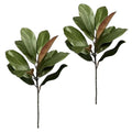 Faux Branches Realistic Magnolia Leaves Artificial Greenery Stems