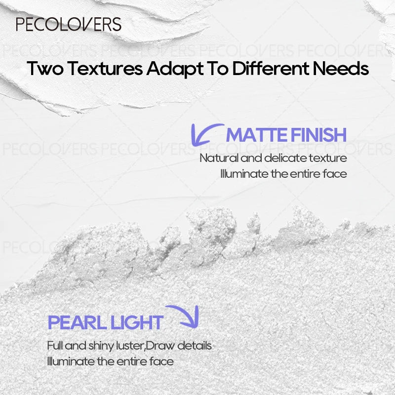 1PC Shimmery Matte Highlighter Eyeshadow Stick, Waterproof Long-Lasting, Non-Smudge Pearlescent Finish Zpaxo