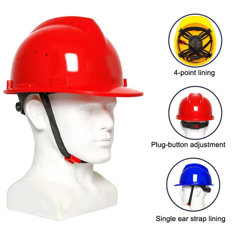 Durable Construction Strength Working Helmet Impact Resistant