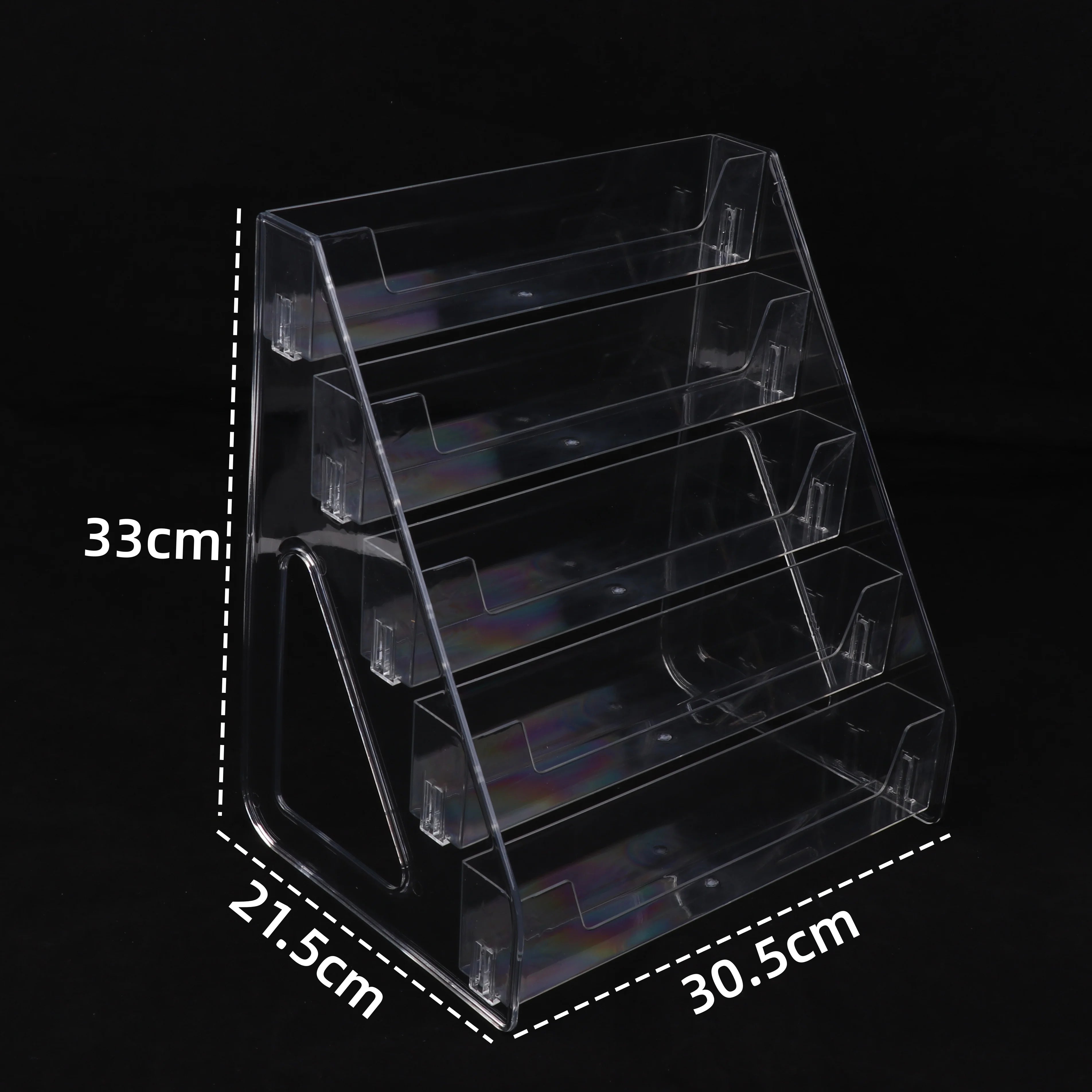 ▶1Pcs Acrylic 3/4/5 Layers Heighten Multi-layer Lipstick Organizer Cosmetics Storage Organizer Nail Perfume Display Stand Zpaxo 5 Layers