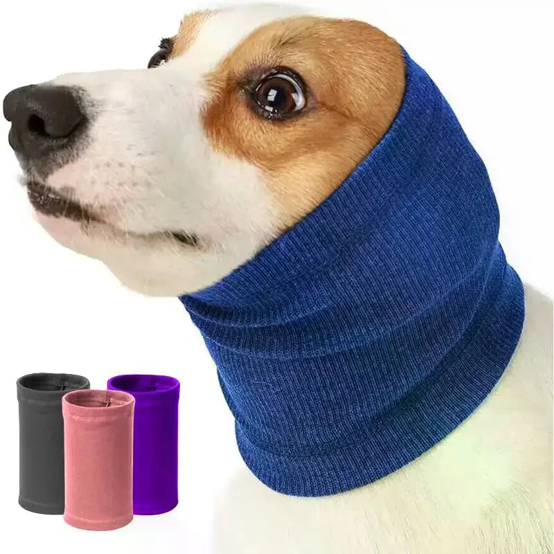 Dog Grooming Earmuff Warm Headband Ear Cover Neck Hat Noise Cancel Zpaxo
