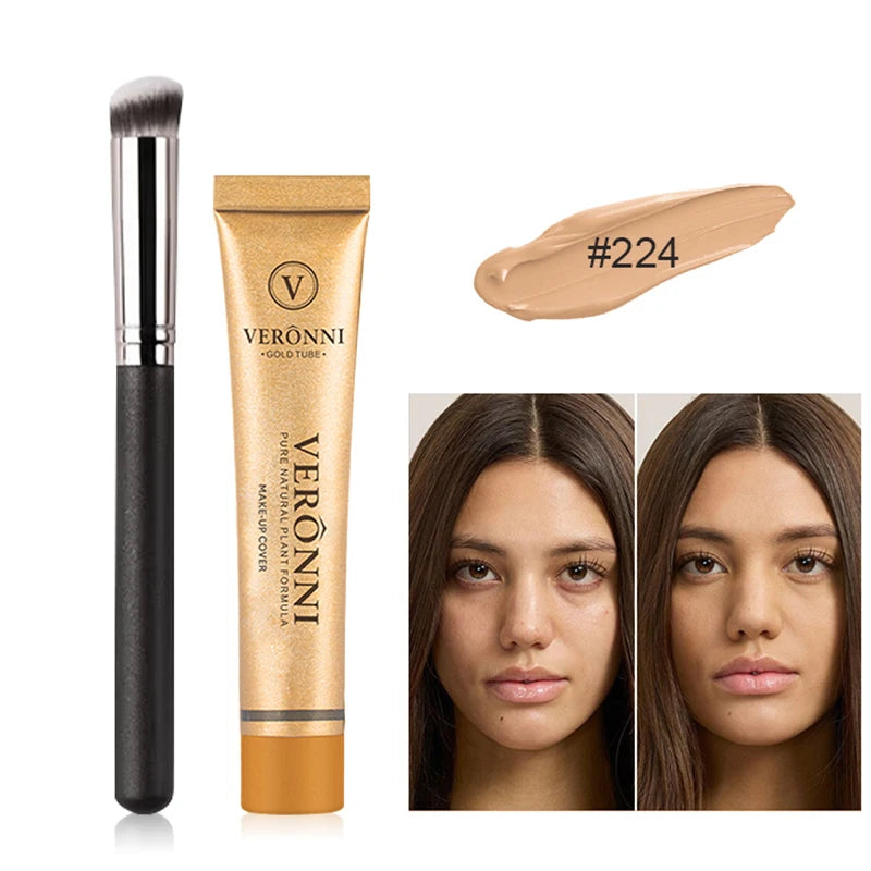 14 Liquid Concealer Foundation Moisturizing Long-lasting Lightweight Zpaxo 224