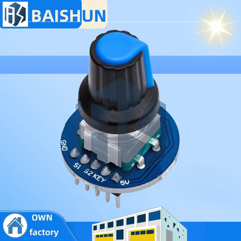 Rotary Encoder Module Arduino Brick Sensor Development Round Audio Zpaxo