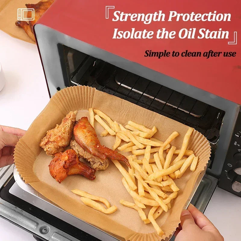 Airfryer Cooking Paper Aerogrill Parchment Paper Baking Tool Airfryer Accessories Air Fryer Paper Oven Liner Disposable Dishes Zpaxo