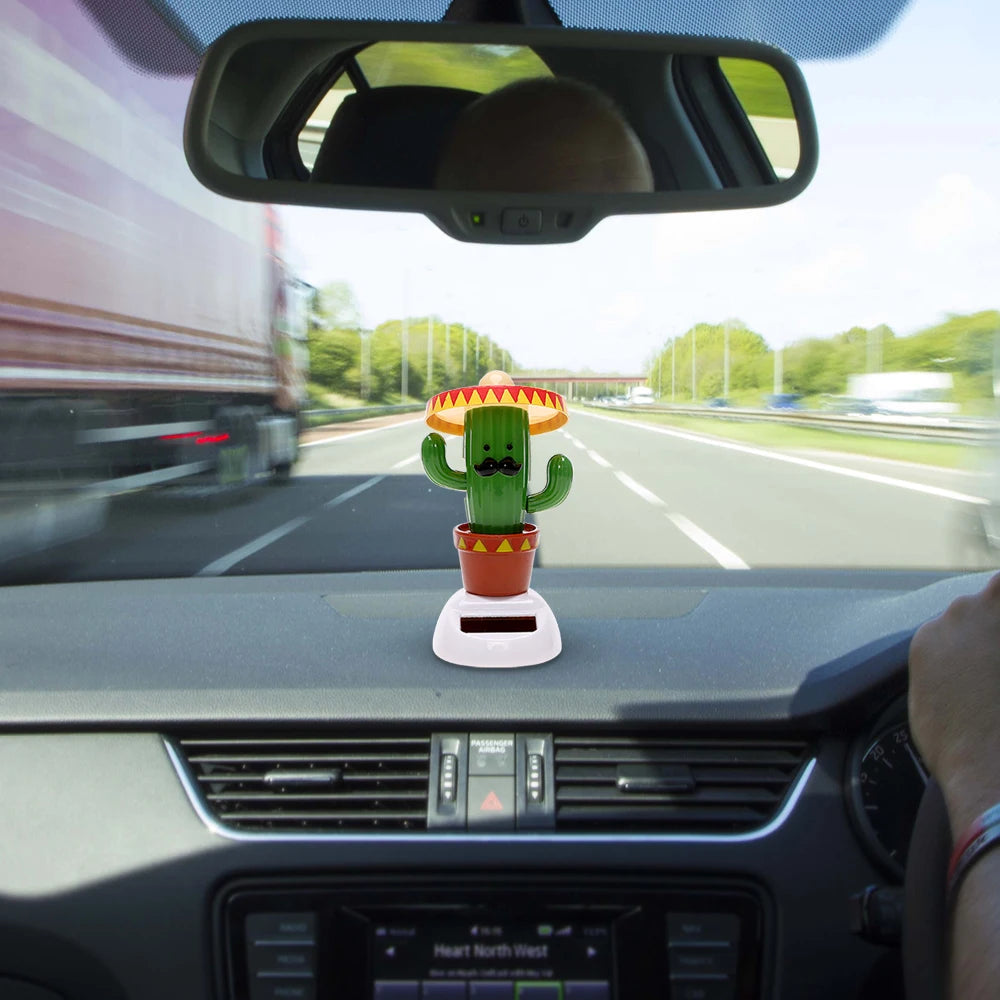 Cartoon Cactus Car Accessories Auto Dashboard Decoration Creative