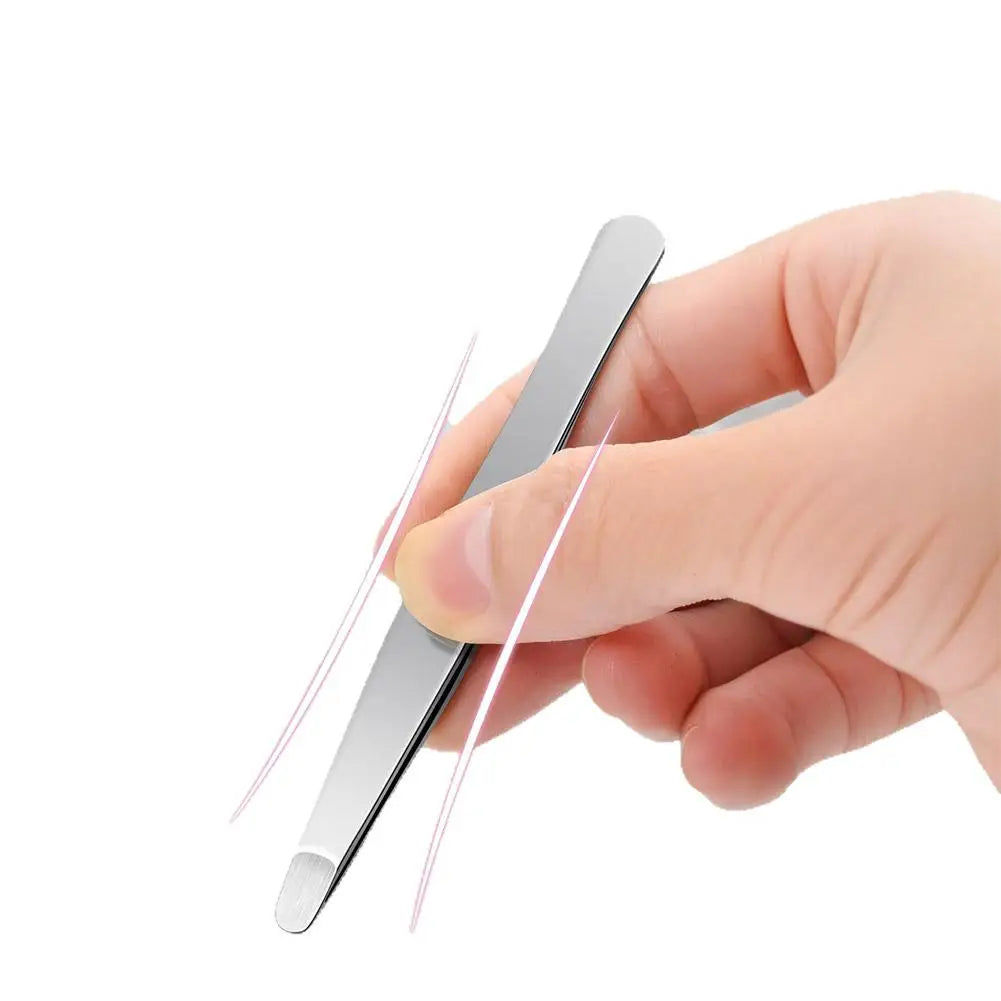 1/2/3PCS Stainless Steel Tweezers Precision Eyebrow Forceps Professional Beauty Tool For Facial Hair Removal Shaping Zpaxo