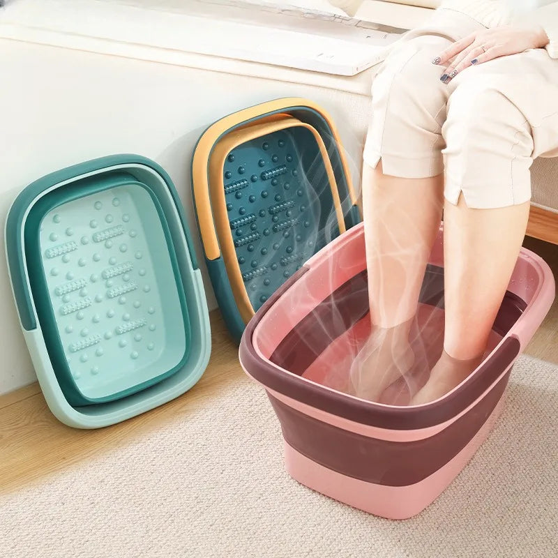 Portable Foot Soaking Tub 2026 Deep Foldable Design Home Massage Knee