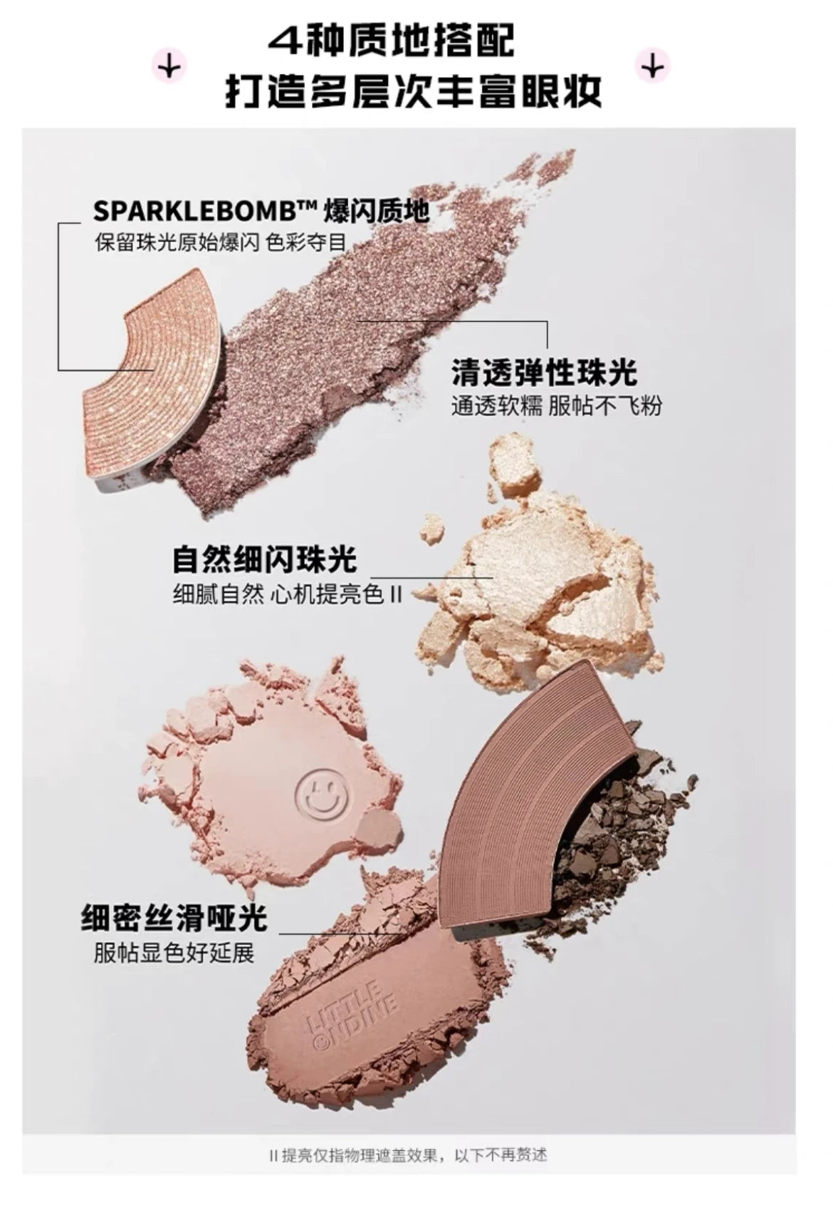 Little Ondine 8 Colors Eyeshadow Palette Vinyl Pink Brown Green Colors Matte Shimmer Xiaoaoting Makeup Cosmetics Zpaxo