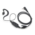 Dual PTT Headset Earphone Microphone Baofeng BF-UV5R UV82 UV82L UV-89