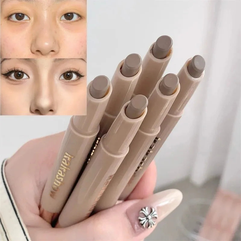 2in1 Contouring Stick Brush Long Lasting Corrector Nose Shadow 3D