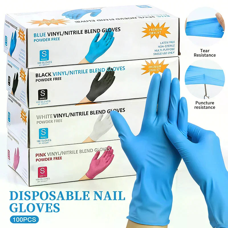 Disposable Nitrile Gloves Food Contact Thick Durable Suitable Strong Zpaxo