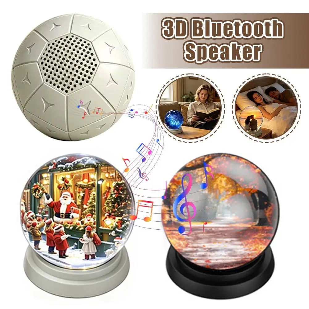 3D Spherical Pixel Display Crystal Ball HD Video Player Electronic Memory Glass Ball Lamp for Home Decor Gift Zpaxo