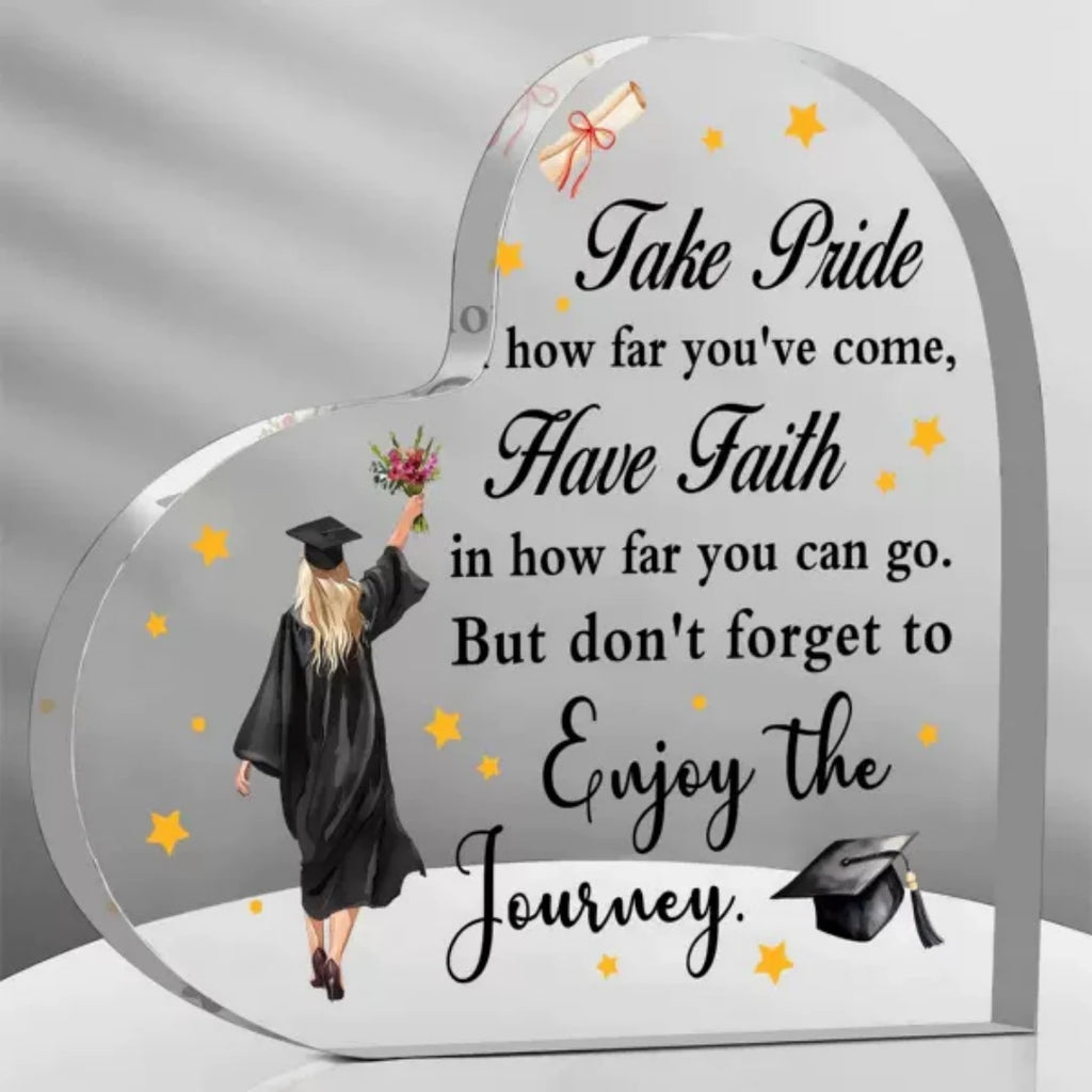 Class of 2026 Acrylic Graduation Plaque – Gift for Her