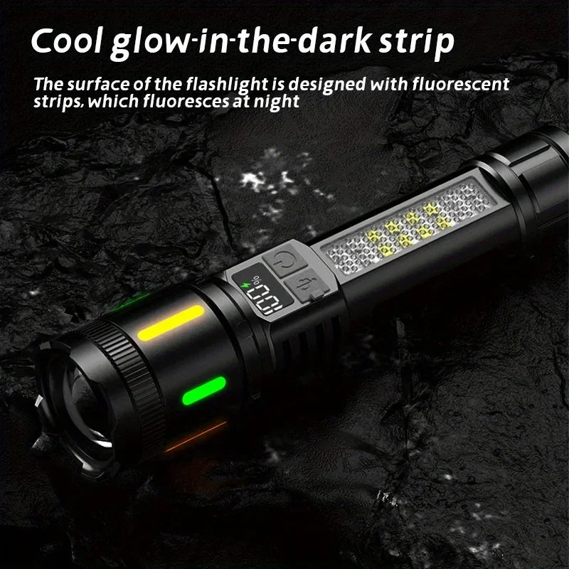 POCKETMAN 3800 Lumen Zoomable LED Flashlight – Type-C USB Rechargeable