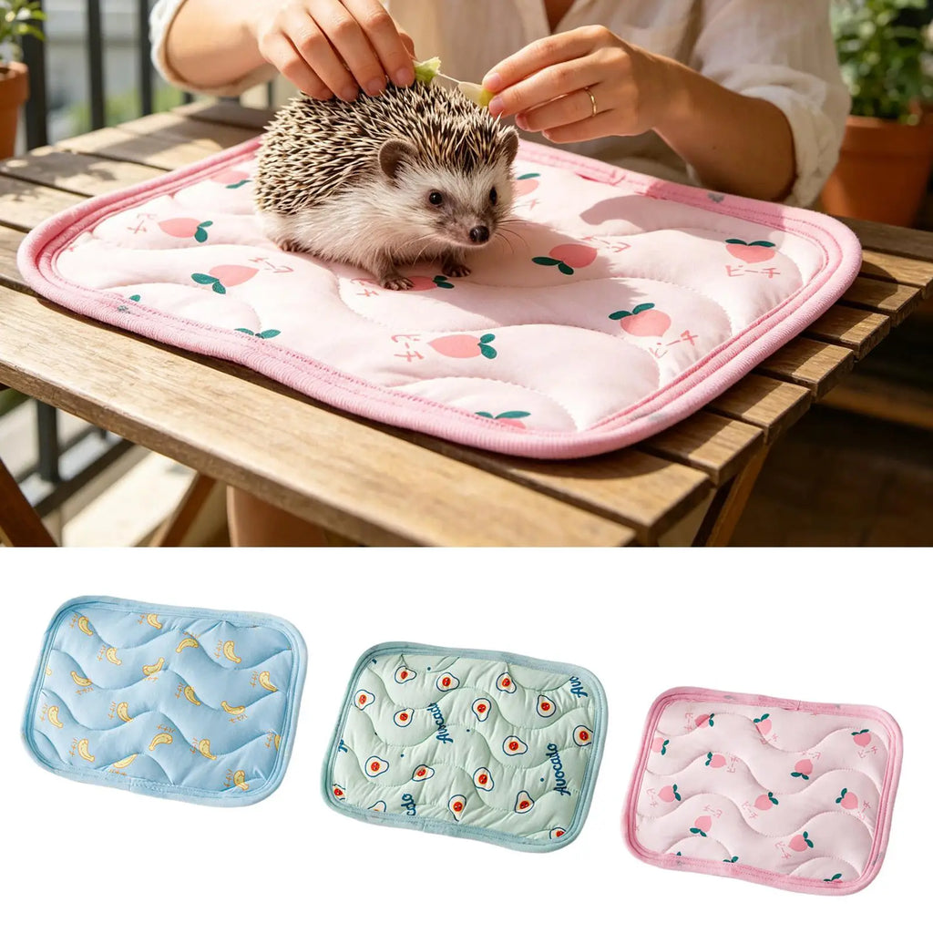 Small Pet Cooling Mat Washable Sleeping Pad Guinea Pig Rabbits