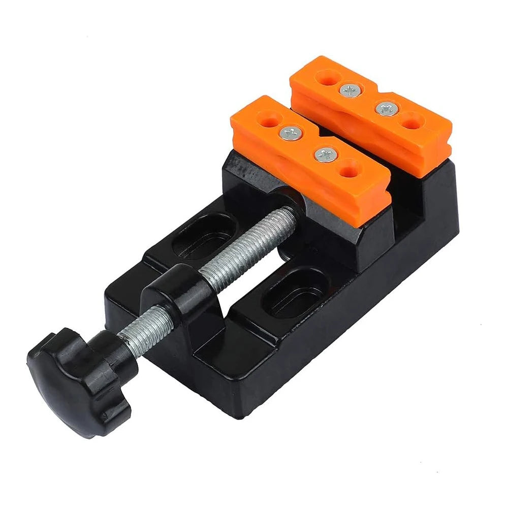 Mini Bench Vice Clamp Set Drill Flat Press Vice Table Vise for Jewelry Nuclear Clip On DIY Sculpture Craft Carving Tool Zpaxo
