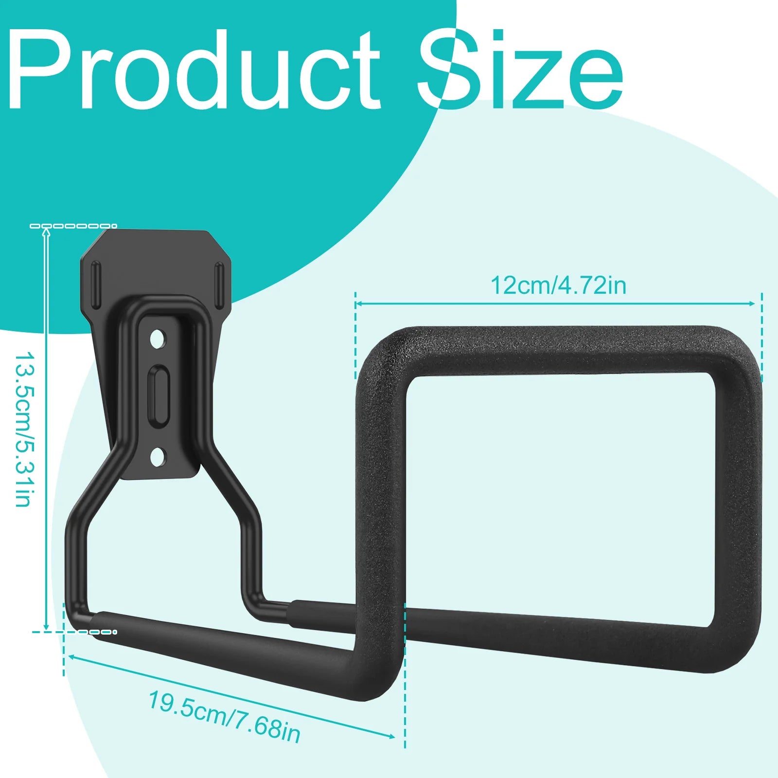 Metal Hose Holder Wall Mounted Garden Water Hose Holder Heavy Duty Hanger Garage Hose Hook Sturdy Storage Bracket Pipe Reel Rack Zpaxo