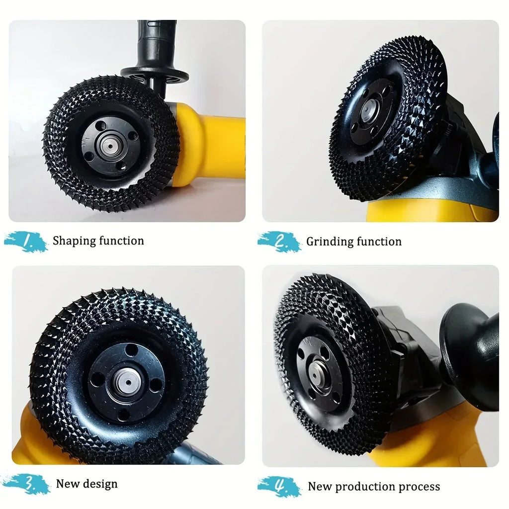 Wood Grinder Wheel Disc 4 Inch 22mm , Grinding Disc Sanding Carving Rotary Tool Rotary Tool Accessories Precision Tool for Woodw Zpaxo