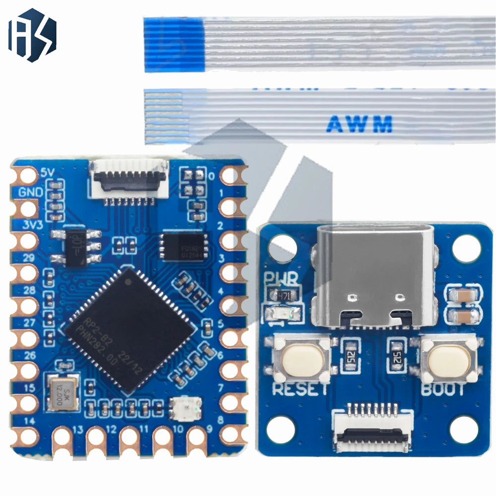 RP2040-Tiny Module Development Board for Raspberry Pi PICO Zero USB Type-C 264KB SRAM 2MB Flash Arduino Compatible Zpaxo
