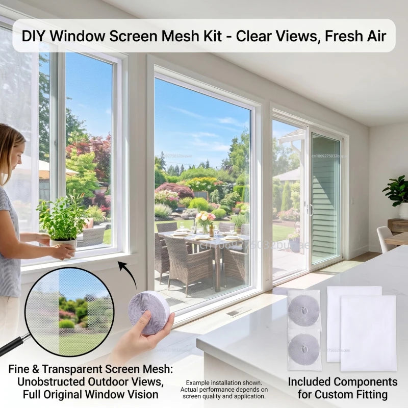 Anti Mosquito Net Indoor Insect Fly Mosquito Mesh Screen Curtain Home Protector Window Net High Quality Durable House Supplies Zpaxo