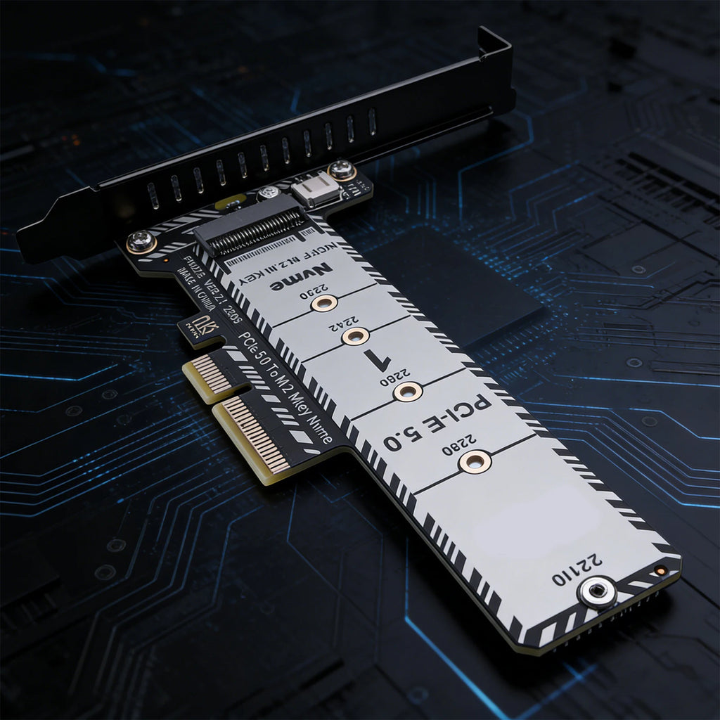 M 2 NVME SSD Adapter Full Height Low Profile Bracket Support 2230 42