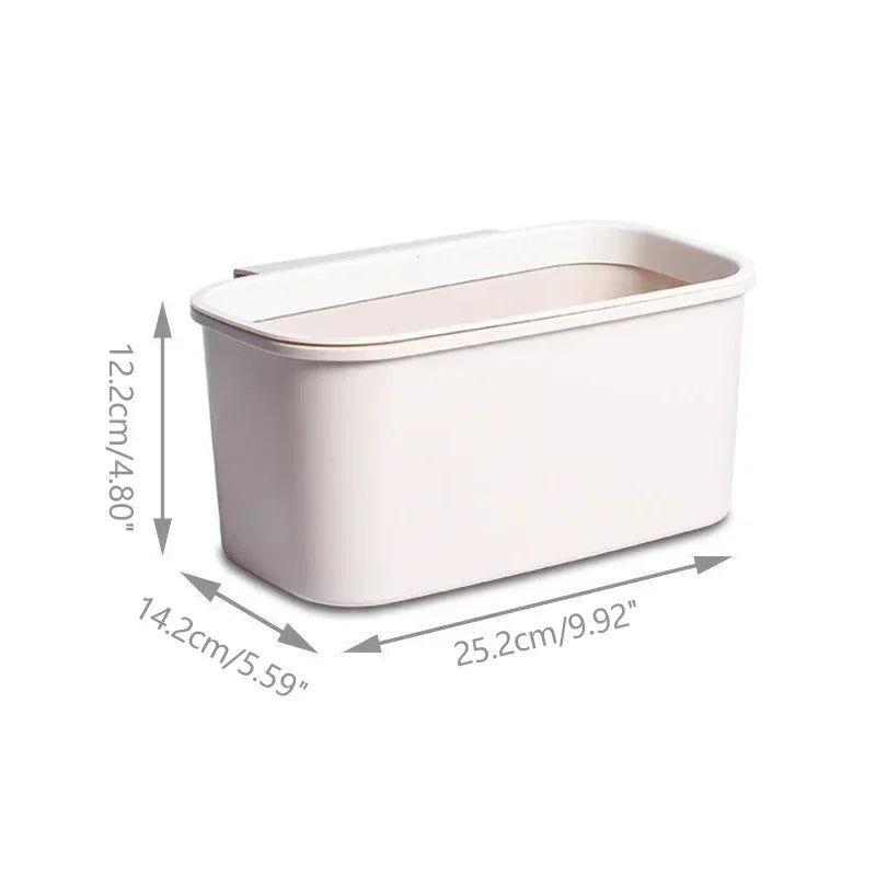 Large Capacity Home Bedside Hanging Basket Shelf Crib Storage Baby Diaper Bag Fence Table Box Baby Bedside Hanging Basket Hot Zpaxo Beige